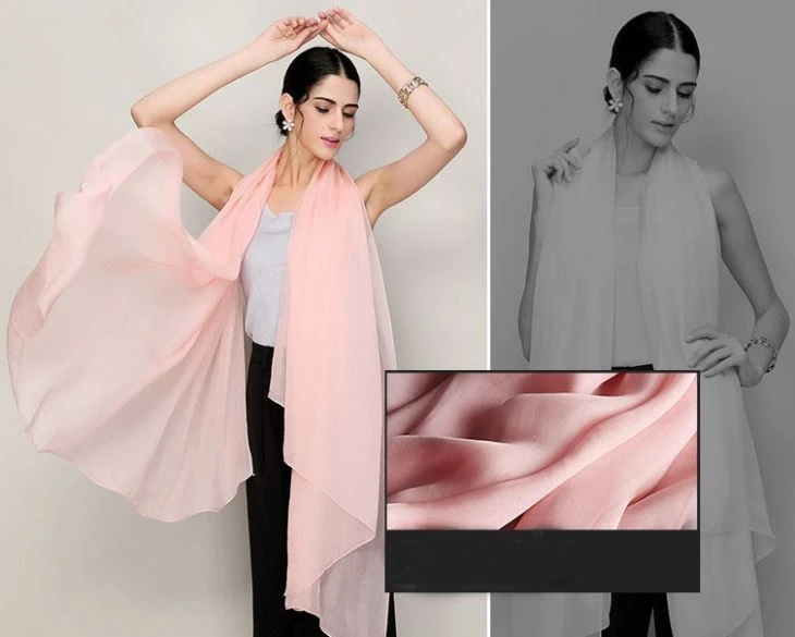 Dyeing Silk Scarf