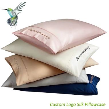 Kolore 100% Charmeuse Swa Broderie coussinet
