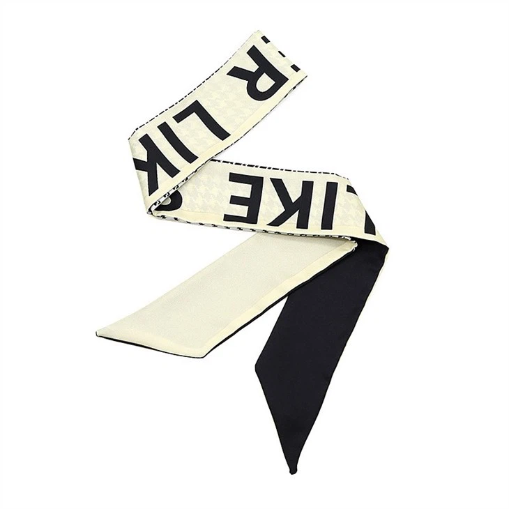 Double-Sided Silk Silk Mulberry Silk Small Long Silk Scarf For Women